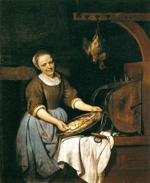 Gabriel Metsu - The Cook 1657-67