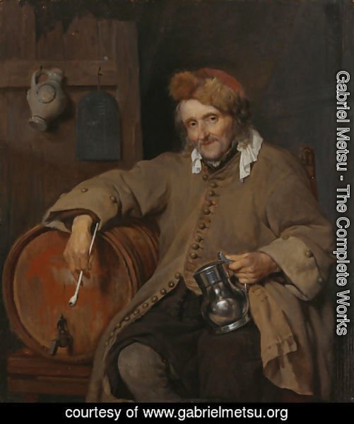 Gabriel Metsu - The Old Drinker