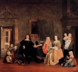 Burgomaster Gillis Valckenier and his Family 1675