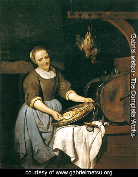 Gabriel Metsu - The Cook 1657-67
